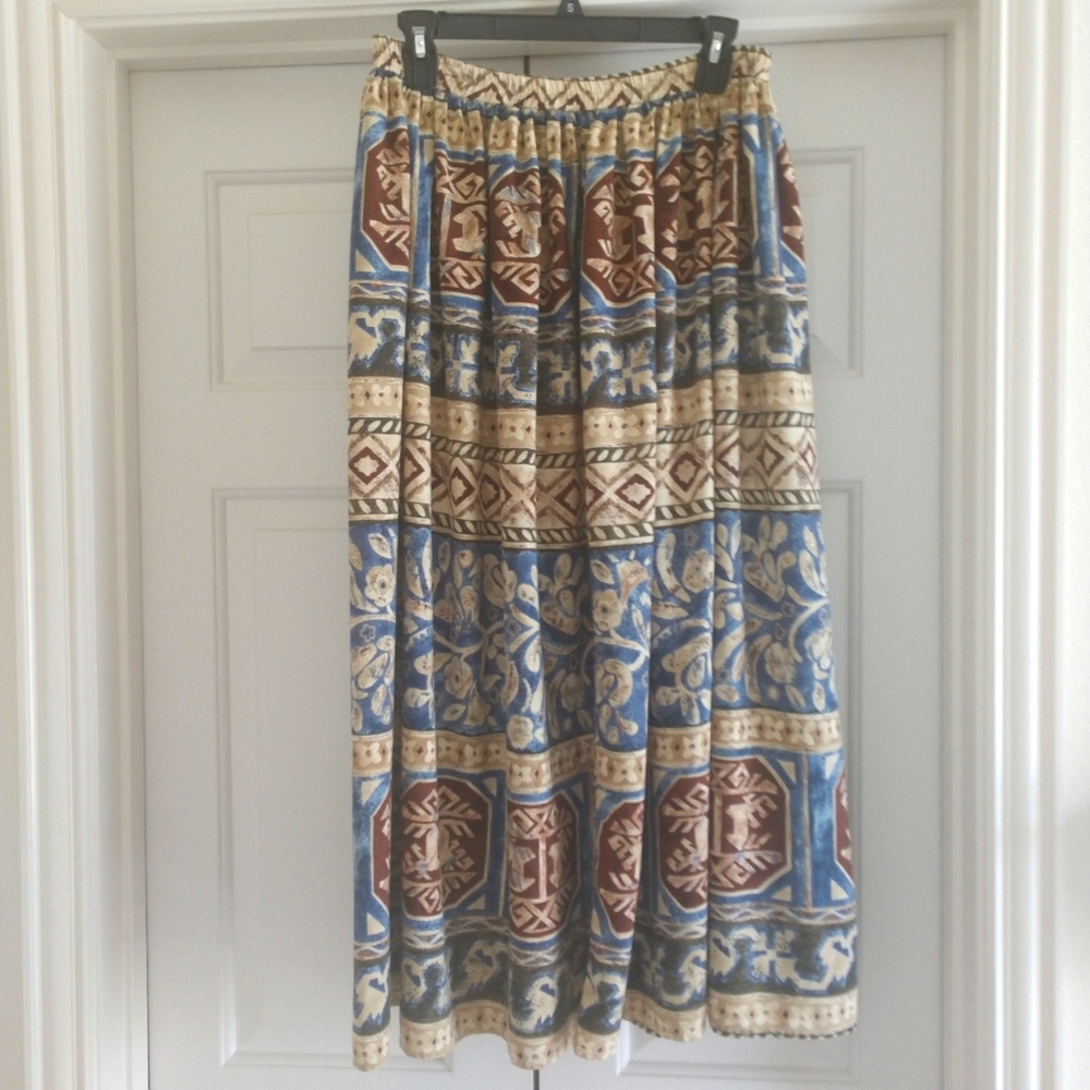 Etoile print maxi skirt